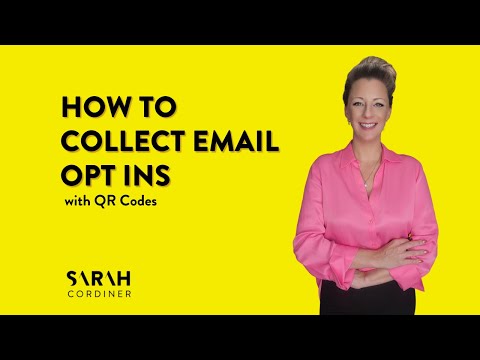 How to Collect Email Opt ins with QR Codes [Video]