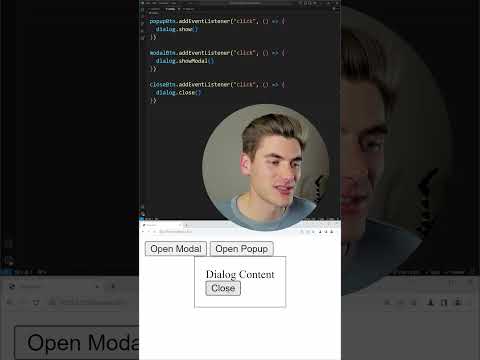 Dialog Is My Favorite HTML Element And It Is Amazing [Video]