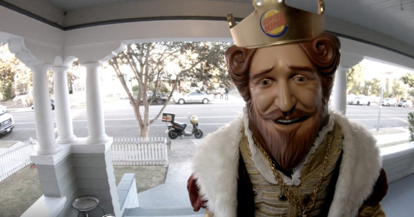 Burger King’s Mascot Hand-Delivers Food Through Uber Eats [Video]