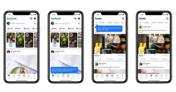 Facebook Begins Rolling Out Feeds, Home Tabs in Android, iOS Apps [Video]