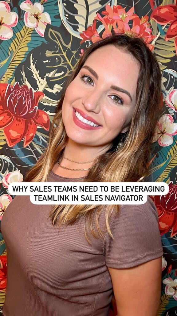 The #1 Sales Nav Feature Sales Teams Need To Be Using [Video]
