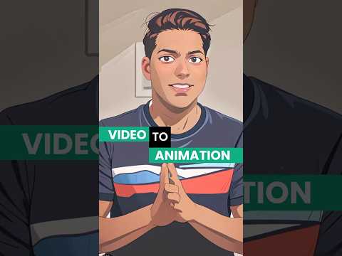 Turn any Video Into Animation with AI 😮