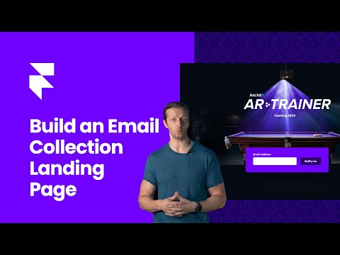 Build an Email Collection Landing Page in Framer [Video]