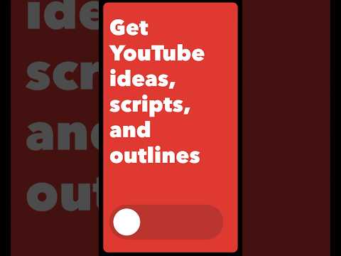 Get YouTube ideas, scripts, and outlines with the IFTTT AI YouTube Assistant 🤖✏️ [Video]