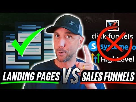 Landing Page vs Sales Funnel -What’s Best In 2024? [Video]