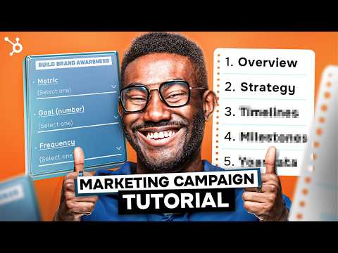 How To Create a Marketing Campaign in 2024 (FREE Template) [Video]