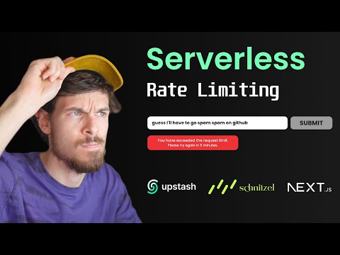 Nextjs 14 Rate Limiting Tutorial | Upstash Drizzle Server Actions [Video]