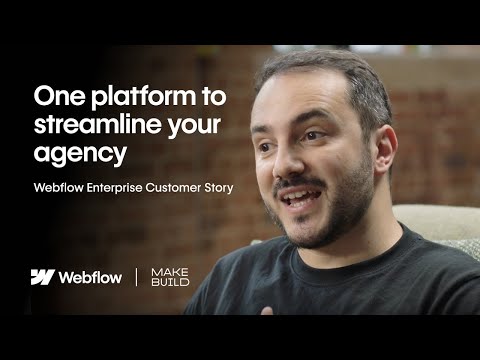 One platform to streamline an agency | Webflow customer story – MakeBuild [Video]