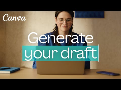 Canva Docs | Generate your draft, fast [Video]