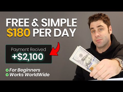 Best Way To Make Money Online For FREE With No Experience In 2024! ($180/Day) [Video]