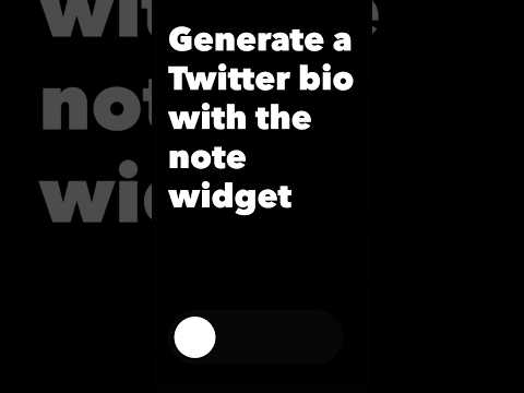 Generate a Twitter bio with the IFTTT AI Twitter Assistant 🤖✨ [Video]
