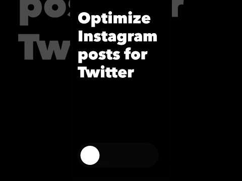 Optimize Instagram posts for Twitter with the IFTTT AI Twitter Assistant 🤖💬 [Video]