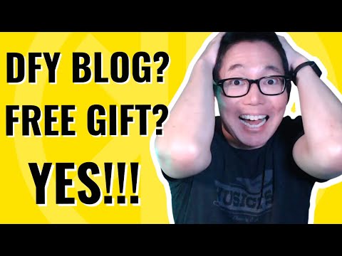 DFY Blog + Free Gift? Sign Me Up! 🎉 [Video]