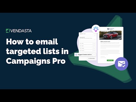 How to Email Targeted Recipient Lists with Campaigns Pro | Vendasta Tutorial [Video]