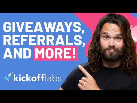 Launch Viral Products, Giveaways, and Referral Programs in Minutes | KickoffLabs [Video]