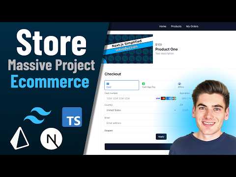 Full Stack Ecommerce Store With Admin Dashboard From Scratch – Next.js, Prisma, Stripe, Tailwind [Video]