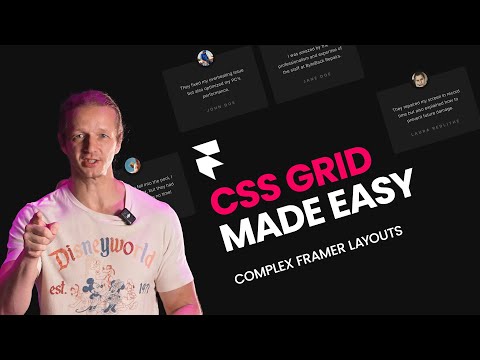 Create Complex Layouts EASILY with Framer’s CSS GRID [Video]