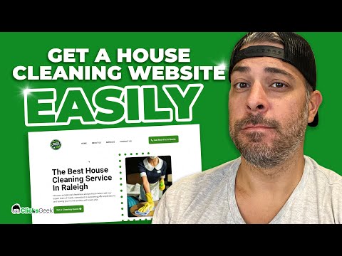 Cleaning Business Websites | House Cleaning Website Design | Websites for Maid Services [Video]