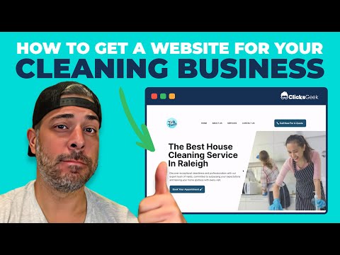 House Cleaning Websites | Maid Service Website Design | Websites for Cleaning Business [Video]