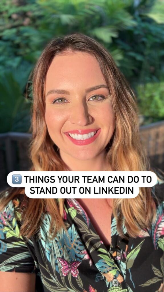 Three Things Your Team Can Do To Stand Out On LinkedIn [Video]