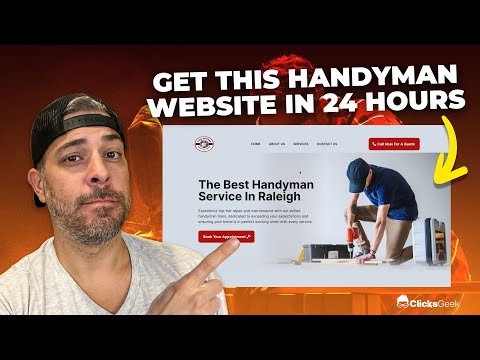 Handyman Websites | Handyman Website Design | Website Designer for Handymen [Video]