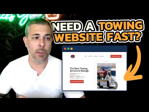Towing Websites | Tow Service Website Design [Video]