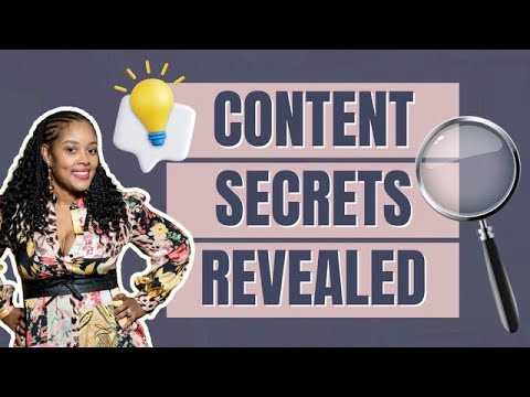 The Secret to Content Creation I Wish I Knew Sooner [Video]