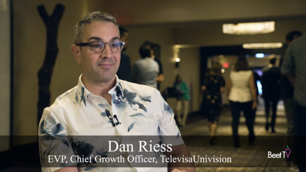 TelevisaUnivisions Riess Sees Streaming Starting With Social  Beet.TV [Video]