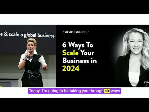6 Ways To Scale Your Business – Sarah Cordiner Speaking at Expo4Barbers [Video]