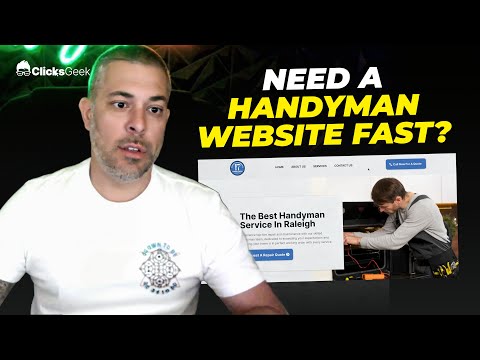 Handyman Website | Handyman Website Design | Website for Handyman [Video]