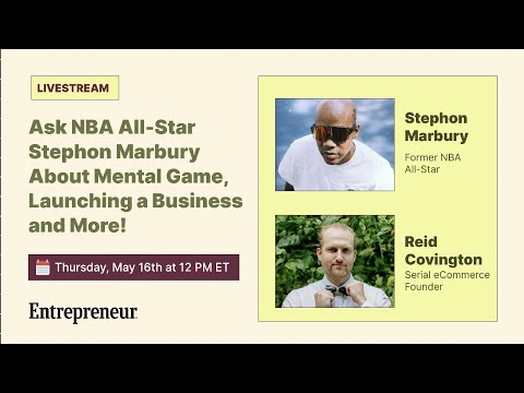 Ask NBA All-Star Stephon Marbury About Mental Game, Launching a Business and More! [Video]