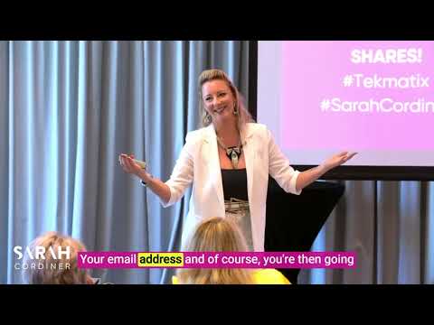 Commercialise Your Expertise with Courses, Coaching Programs, Memberships - Sarah Cordiner Speaker [Video]