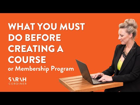 What You MUST Do Before Creating a Course or Membership Program [Video]