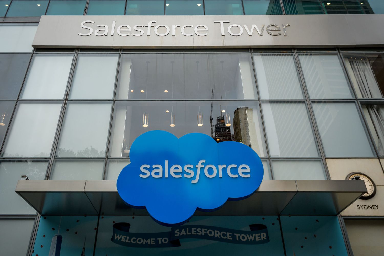 Salesforce Stock Sinks, Dragging the Dow and These ETFs With It [Video]