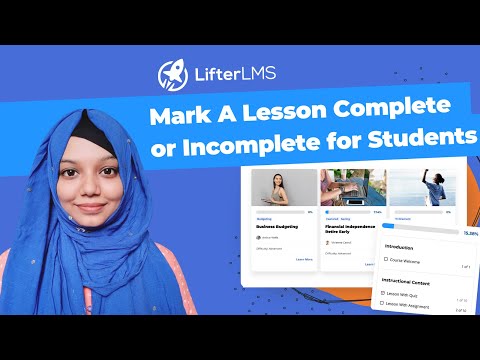 Mark A Lesson Complete or Incomplete for Your Students [Video]