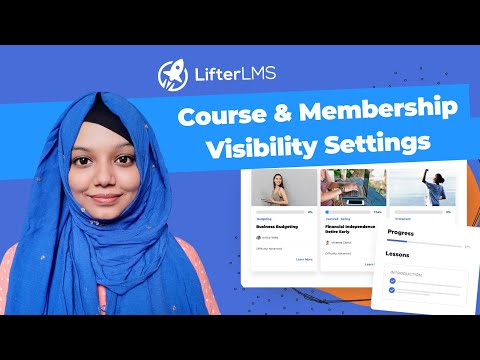 Course and Membership Catalog Visibility and Search Visibility settings [Video]