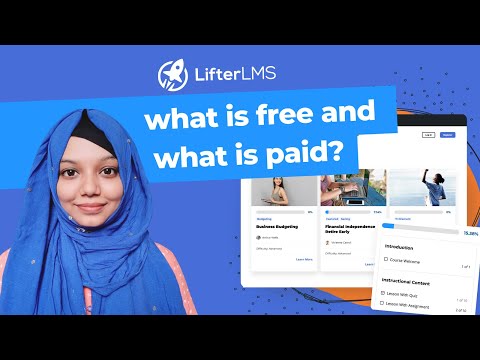 At LifterLMS what is free and what is paid? [Video]