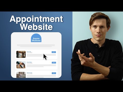 How To Make An Appointment Scheduling Website (using Acuity) [Video]
