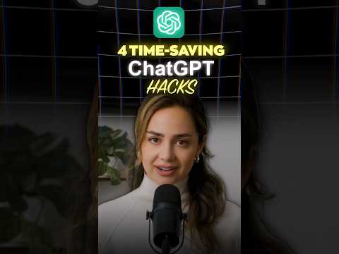 4 ChatGPT hacks that will save you a ton of time! [Video]