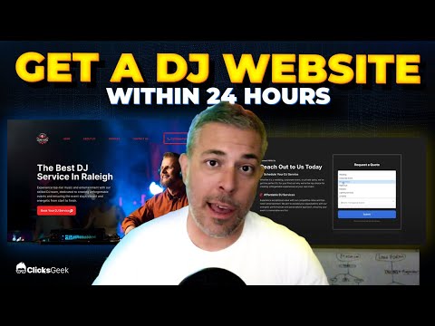 DJ Website Design | Websites for DJ Services | DJ Marketing [Video]
