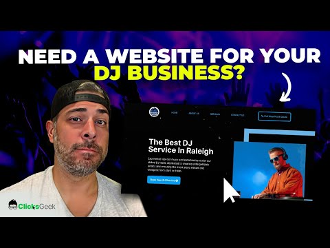 Website Design for DJs | DJ Websites | Marketing for DJ Services [Video]