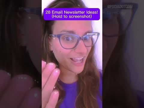 How many of these email newsletter ideas have you tried? [Video]