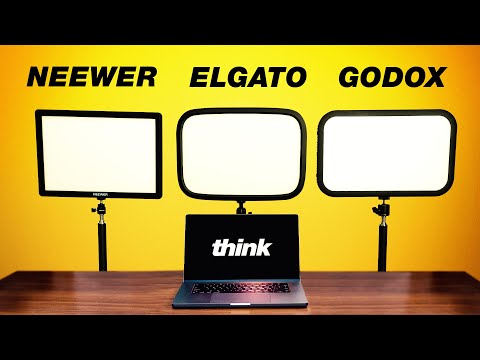 Best Desk Light for Streaming! Elgato vs Godox vs Neewer [Video]