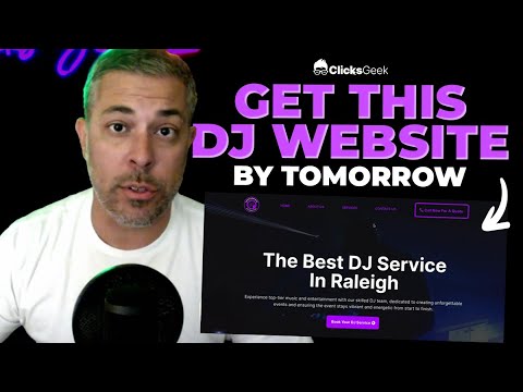 DJ Websites | Website Design for DJ | DJ Marketing [Video]