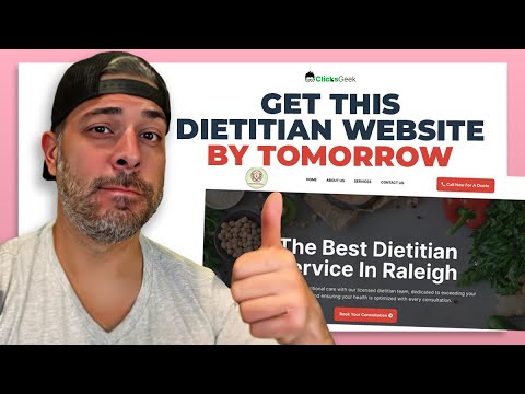 Dietitian Marketing | Website Design For Dietitians | Dietitian Websites [Video]