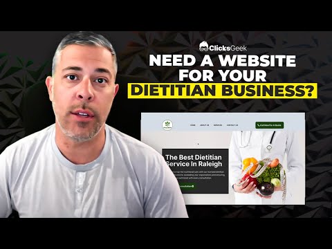 Dietitian Websites | Dietitian Website Design | Web Designer for Dietitians [Video]