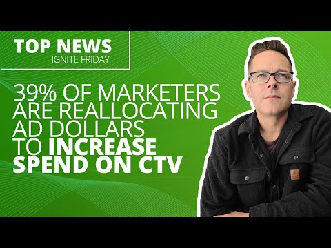 39% of Marketers Are Allocating Ad Dollars to Increase Spend on CTV - Ignite Friday [Video]