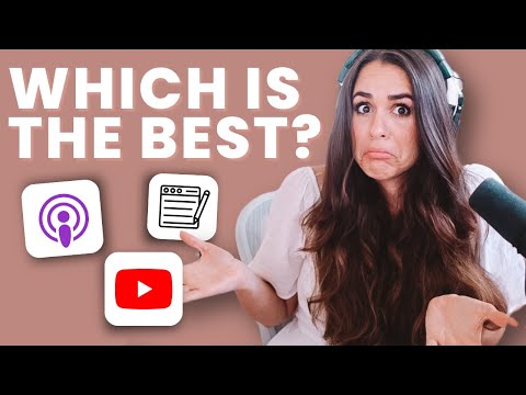 Blog vs Podcast vs YouTube: Which Long Form Content is Right For You? [Video]