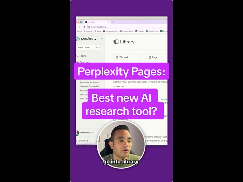 Perplexity Pages: The Best New AI Research Tool [Video]