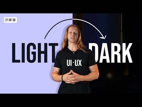 The UI/UX of Light / Dark Mode Design (Challenge) [Video]